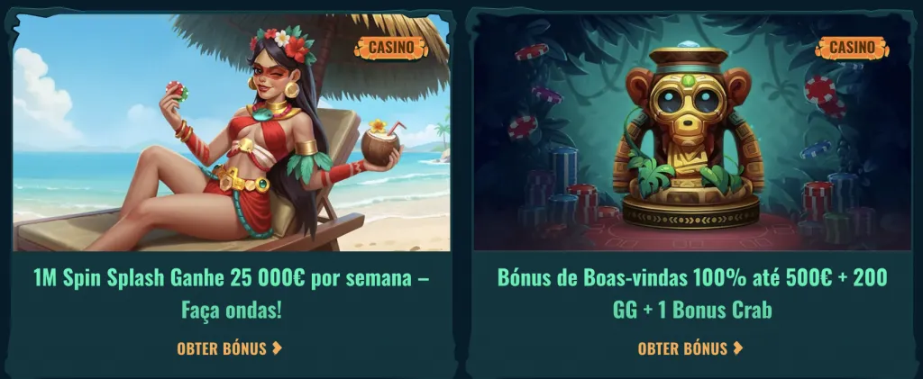 Bónus e promoções de casino Spinanga