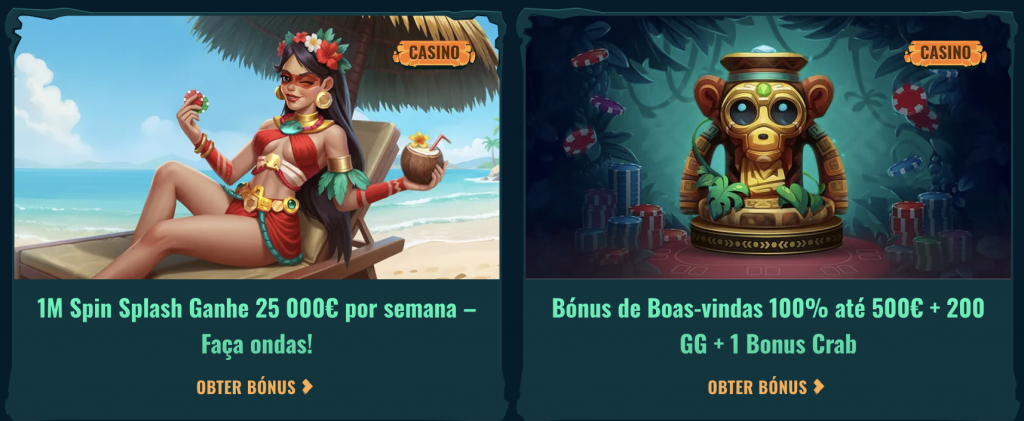 Bónus e promoções de casino Spinanga